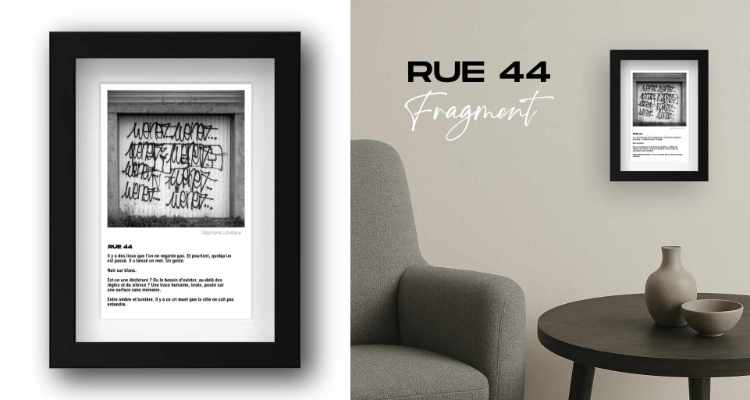 Tirage 1 - visuel encadré