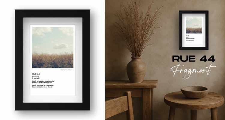 Tirage 3 - visuel encadré